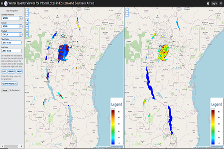 Course Image Analysis of Water Quality of In-land Lakes Using Remote Sensing
